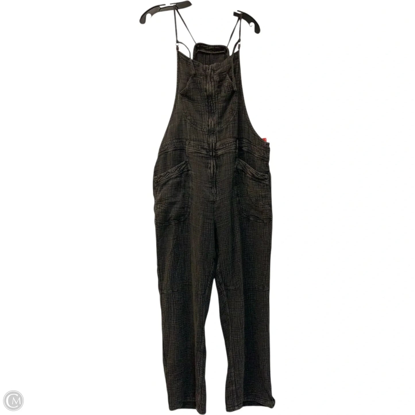 Overalls By Pilcro In Black & Grey, Size: 14
