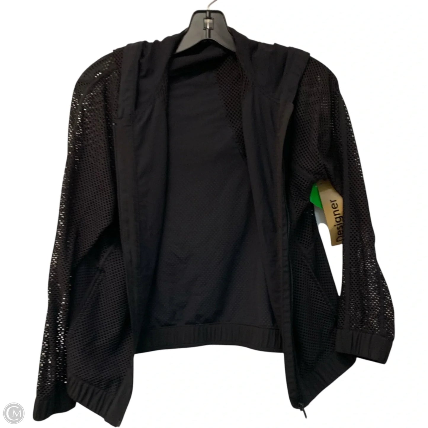 Athletic Jacket By Lululemon In Black, Size: 4