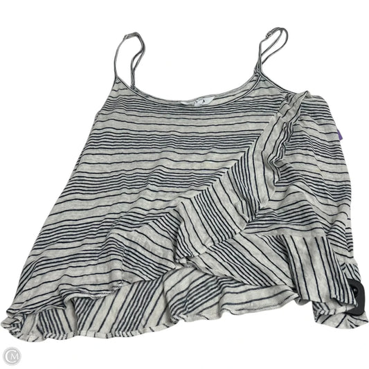 Top Sleeveless By Bb Dakota In Striped Pattern, Size: L