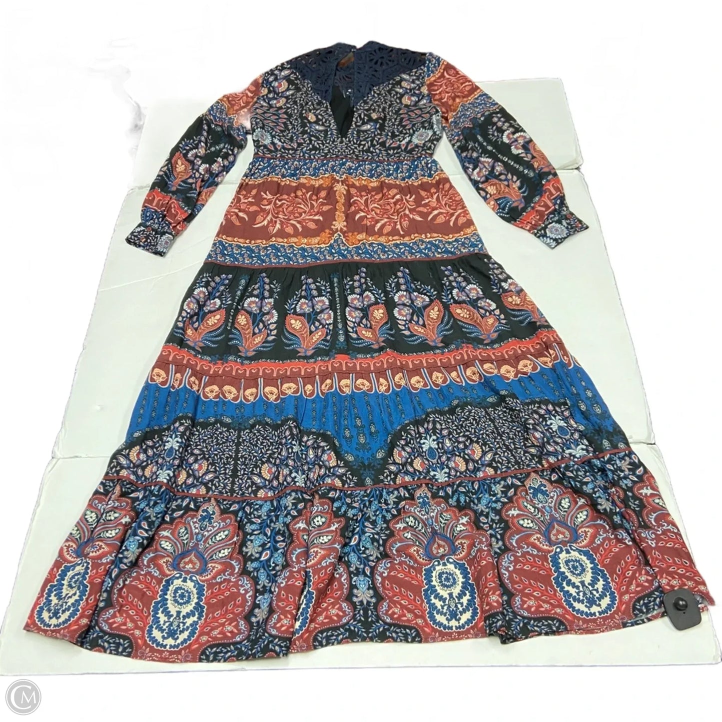 Dress Designer By Farm Rio In Black & Brown, Size: S