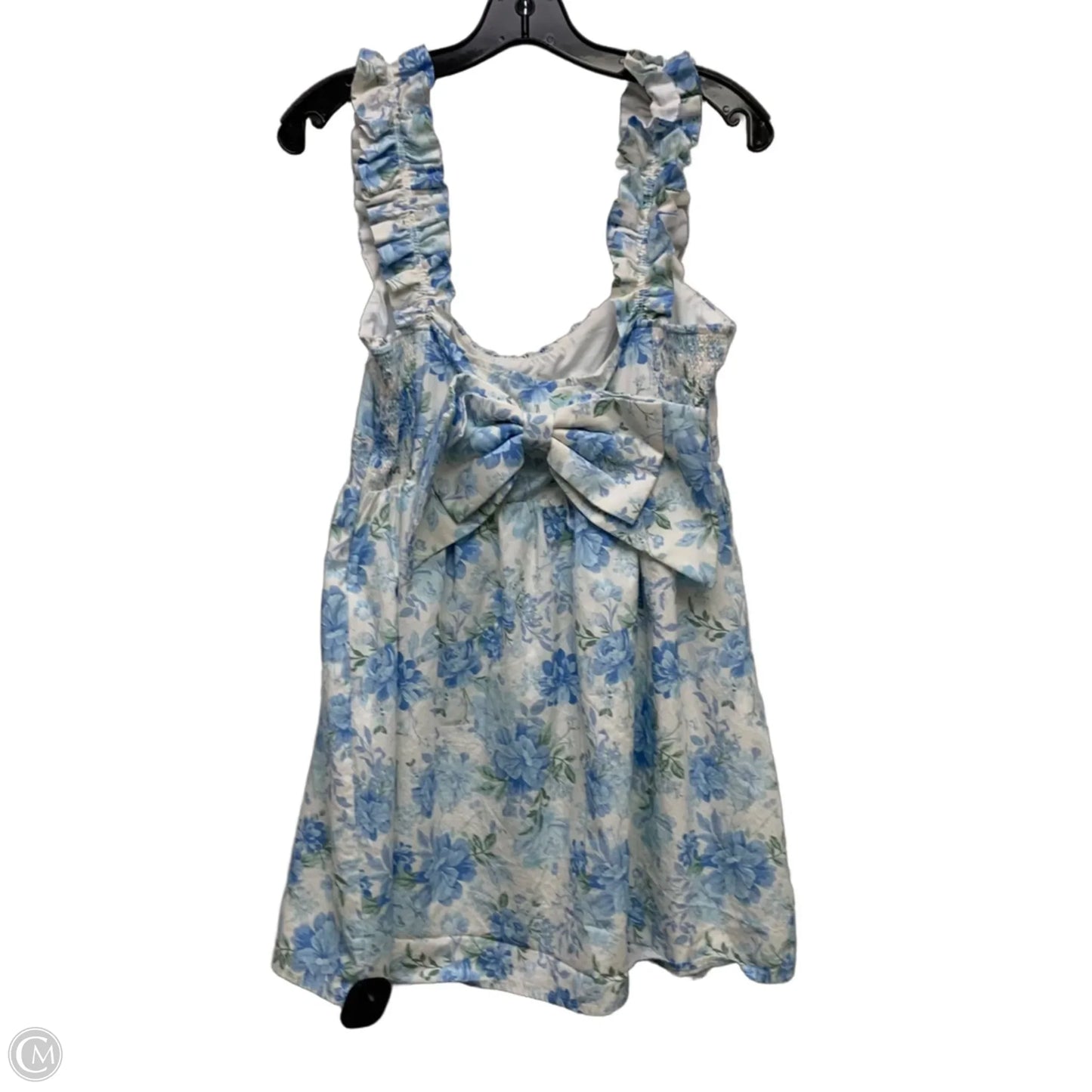 Dress Casual Short By Altard State In Blue & White, Size: M
