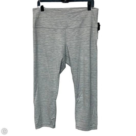 Athletic Leggings Capris By Lululemon In Grey, Size: L