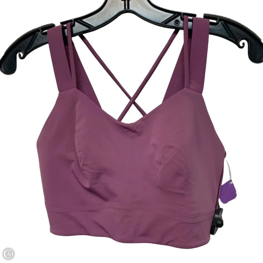 Athletic Bra By Lululemon In Purple, Size: M