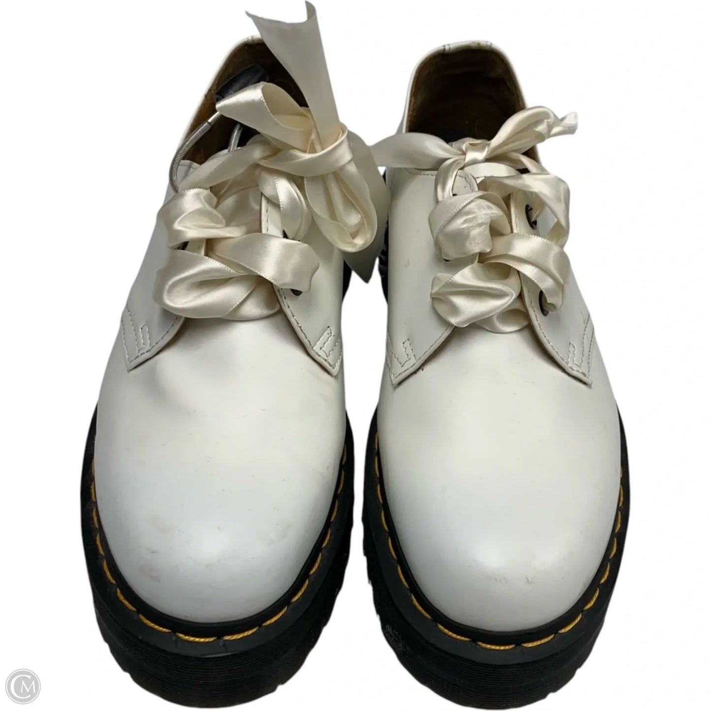 Shoes Sneakers Platform By Dr Martens In Black & White, Size: 10
