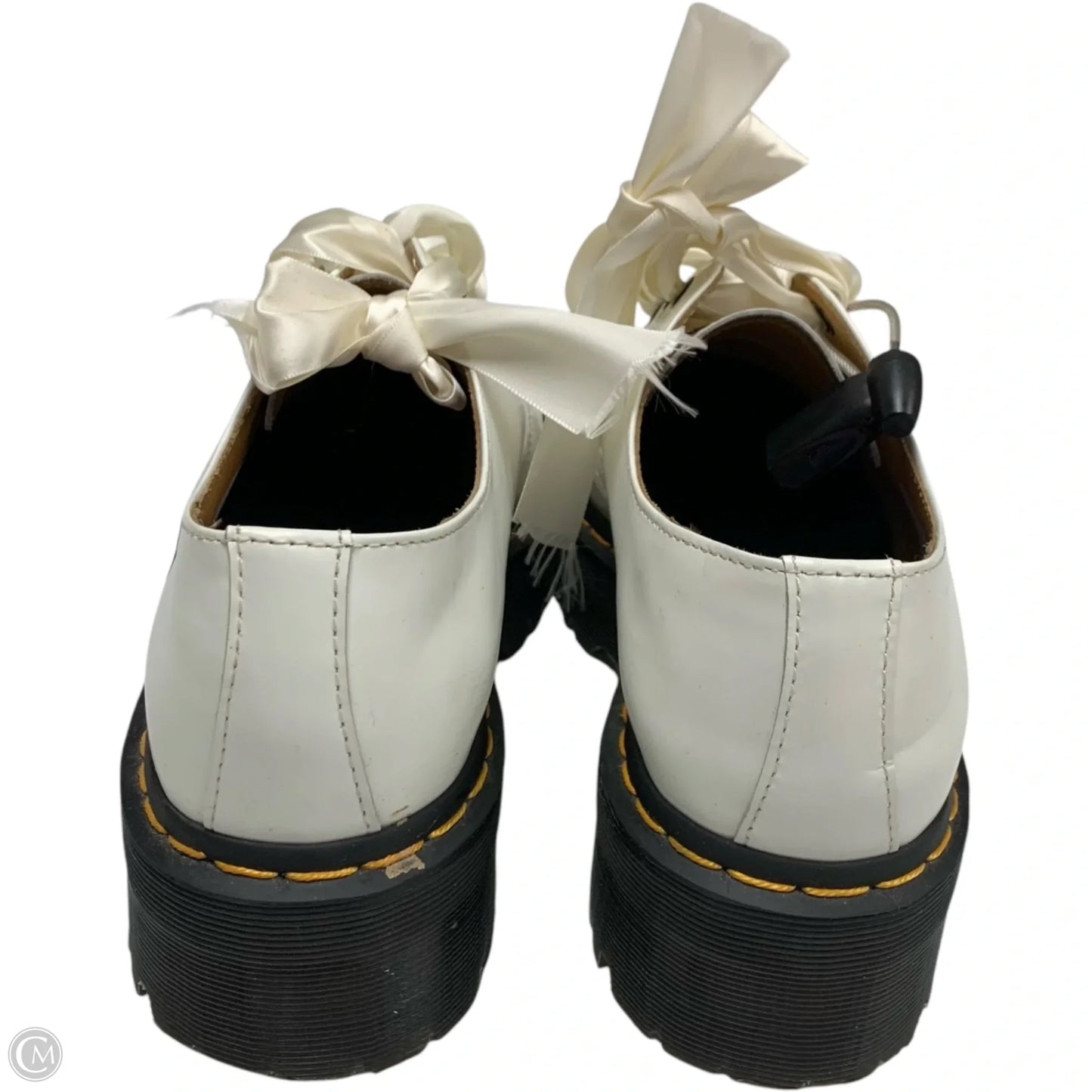 Shoes Sneakers Platform By Dr Martens In Black & White, Size: 10