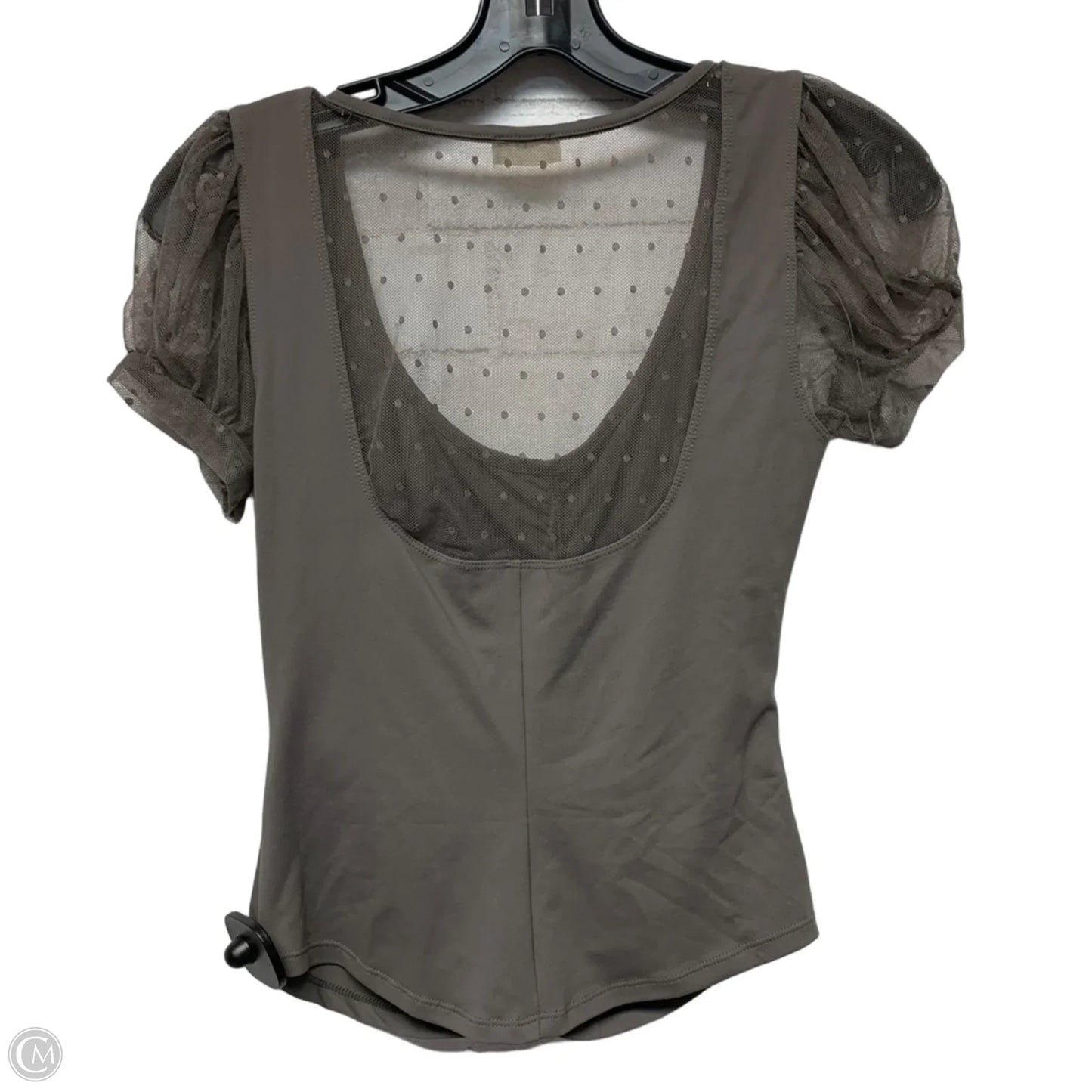 Top Short Sleeve By Free People In Grey, Size: Xs