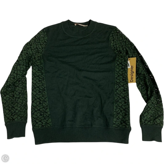Top Long Sleeve Designer By Tory Burch In Green, Size: S