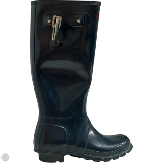 Boots Designer By Hunter In Navy, Size: 7