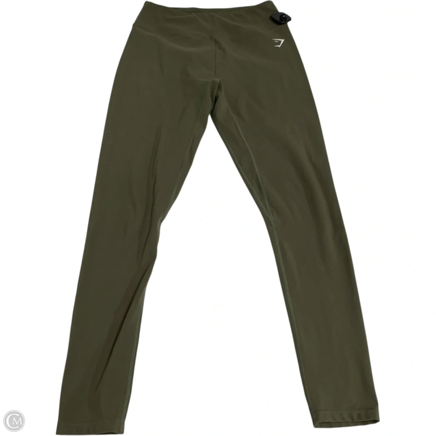 Athletic Leggings By Gym Shark In Green, Size: M