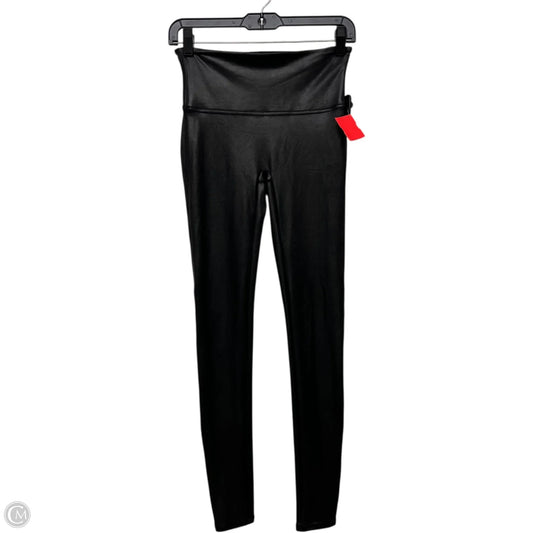 Athletic Leggings By Spanx In Black, Size: M