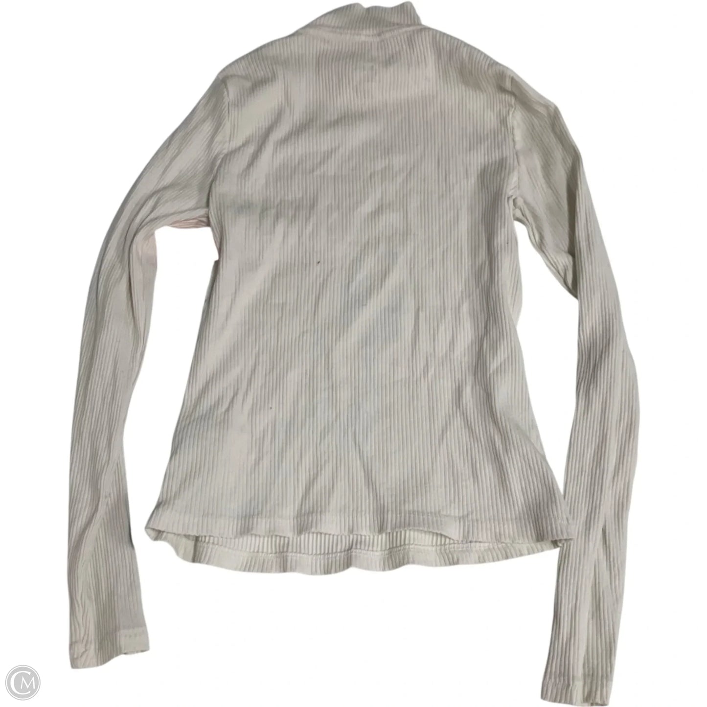 Top Long Sleeve By Maeve In White, Size: S