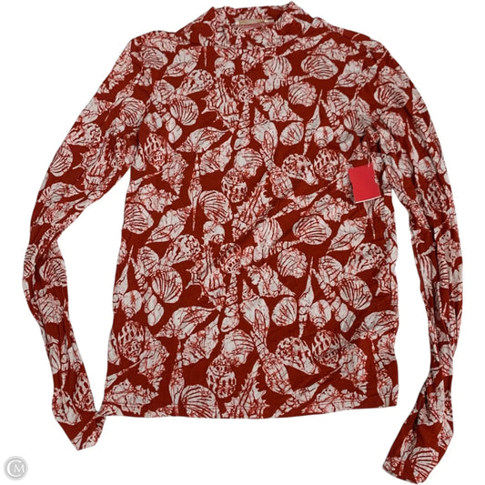 Top Long Sleeve By Scotch & Soda In Red, Size: M