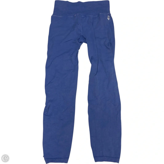 Athletic Leggings By Free People In Blue, Size: M