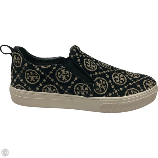 Shoes Designer By Tory Burch In Black & Cream, Size: 9