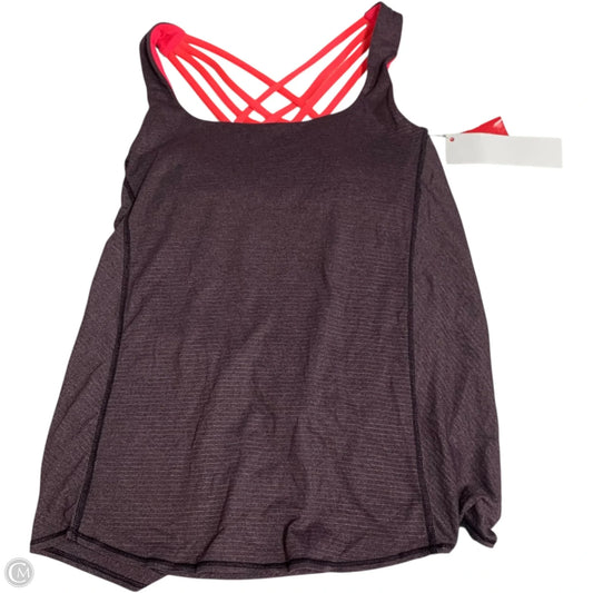 Athletic Tank Top By Lululemon In Purple, Size: M