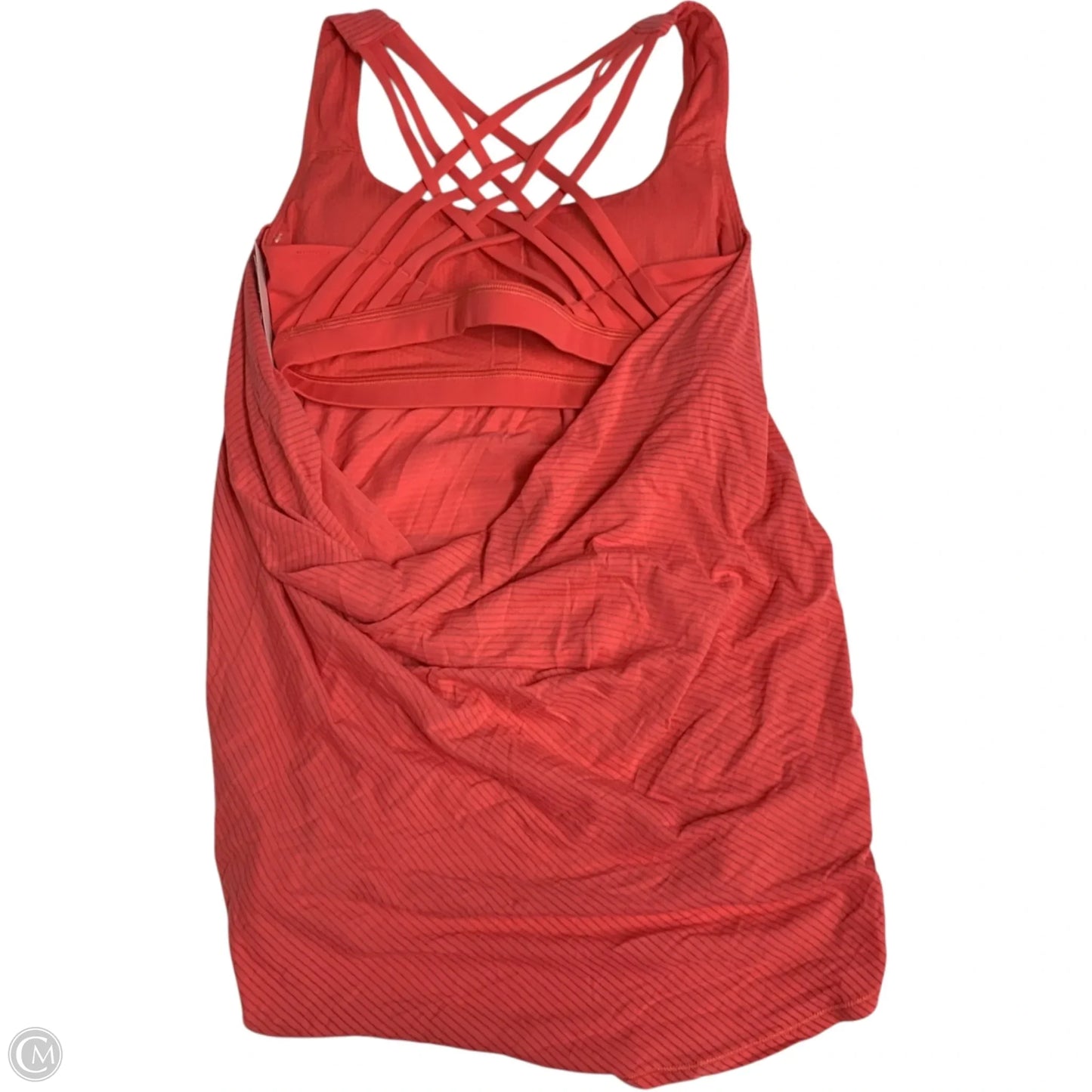 Athletic Tank Top By Lululemon In Orange, Size: M