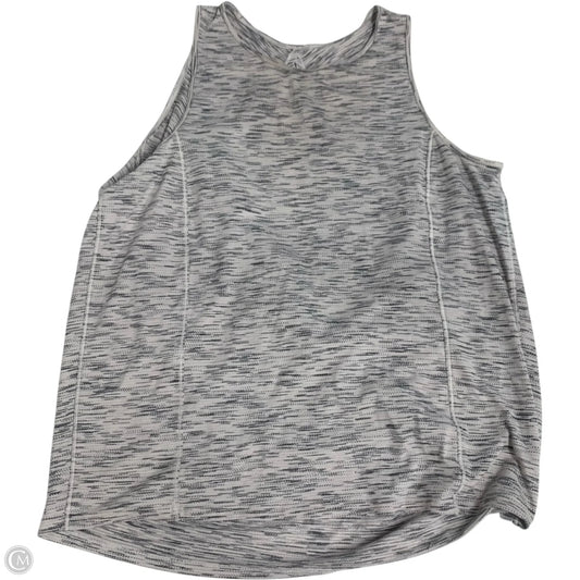Athletic Tank Top By Lululemon In Grey, Size: M