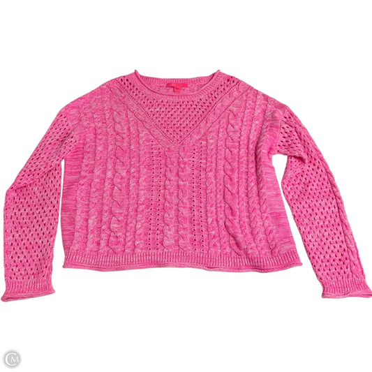 Sweater Designer By Lilly Pulitzer In Pink, Size: Xl