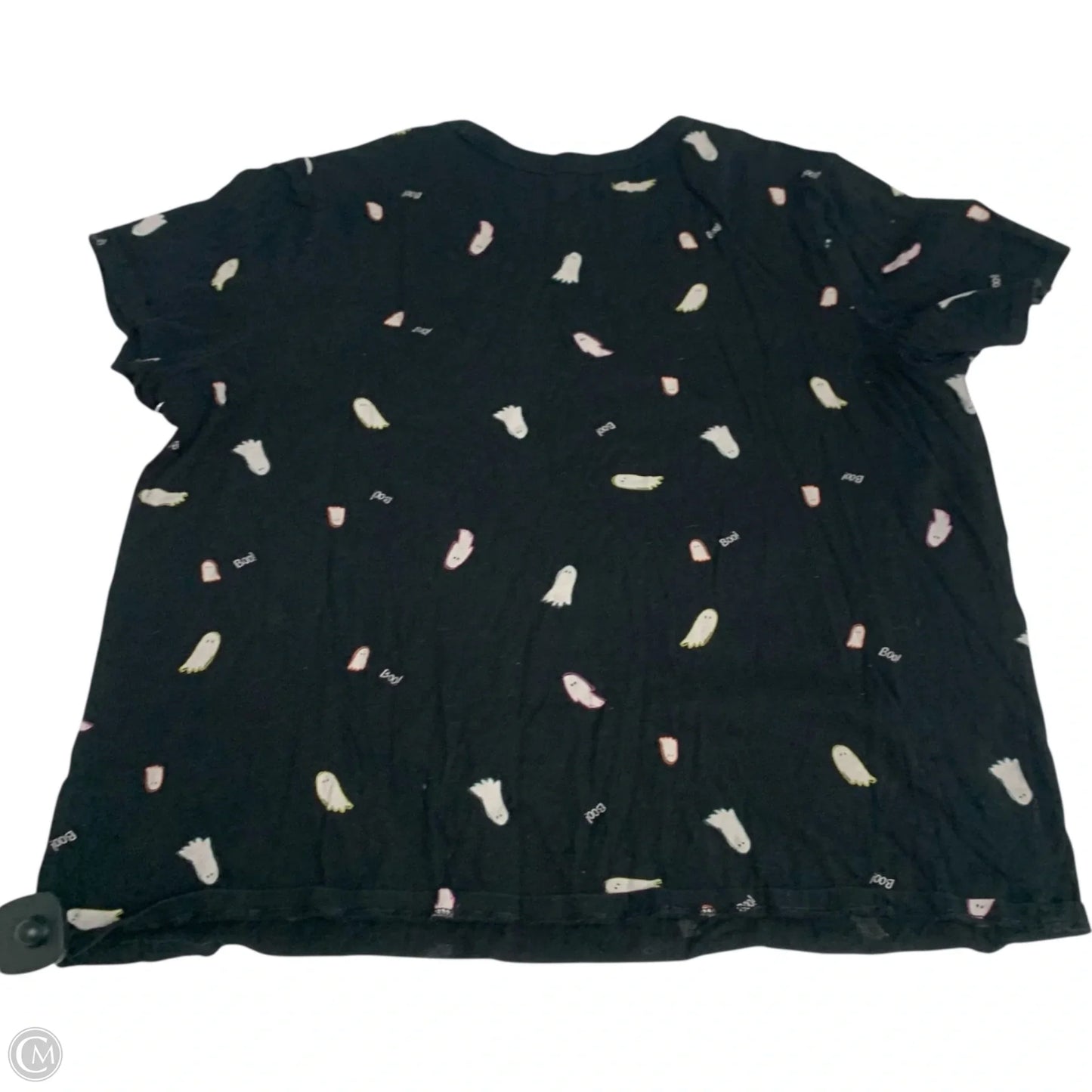 Top Short Sleeve By Old Navy In Black, Size: Xl