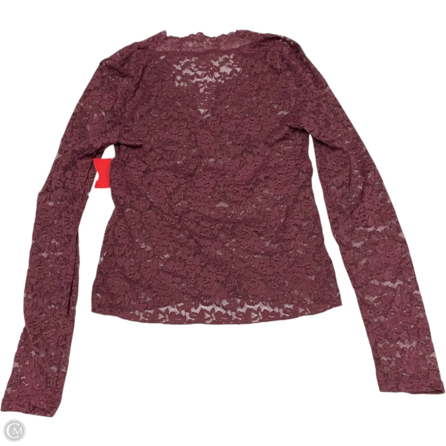 Top Long Sleeve By Free People In Purple, Size: M