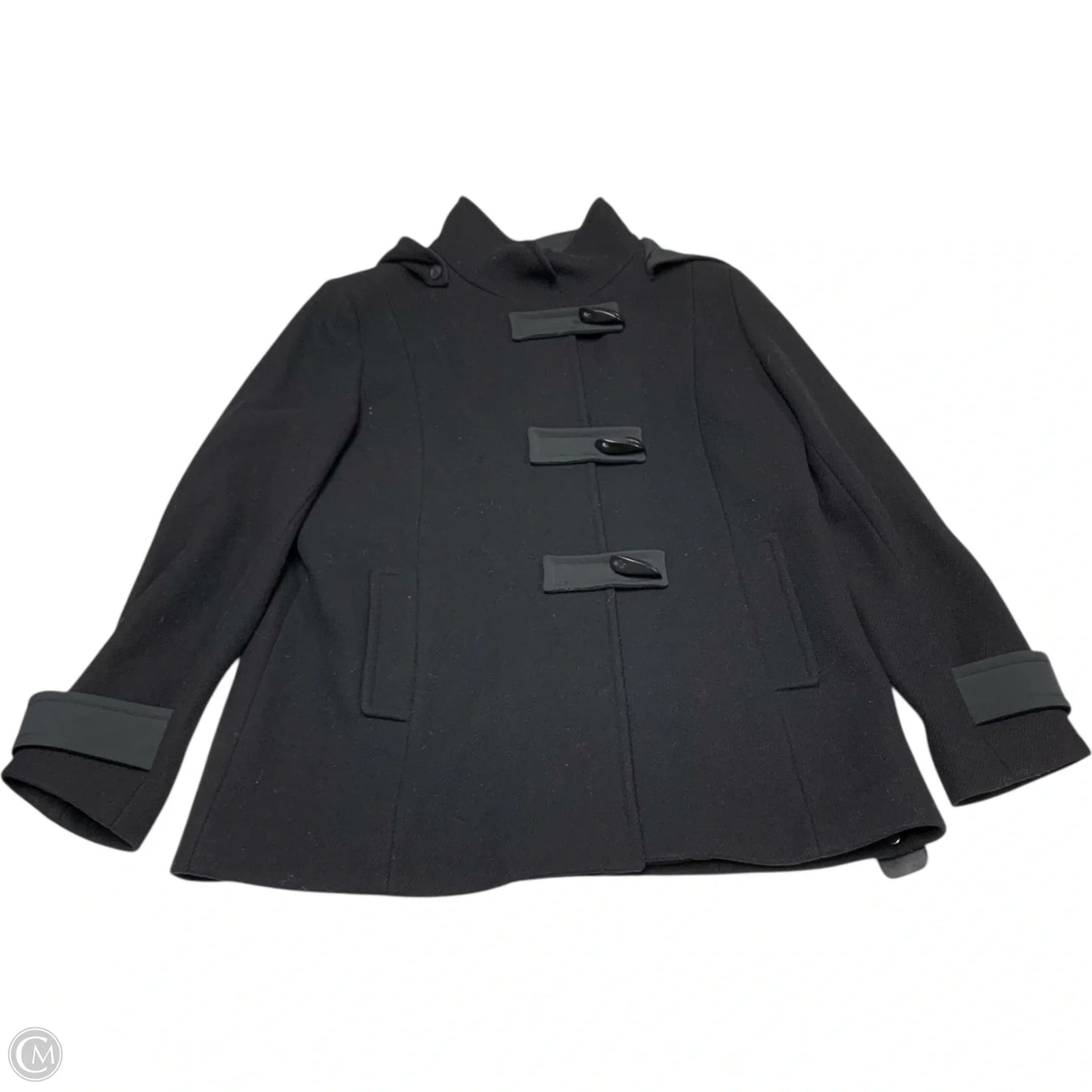 Coat Wool By Cinzia Rocca In Black, Size: L