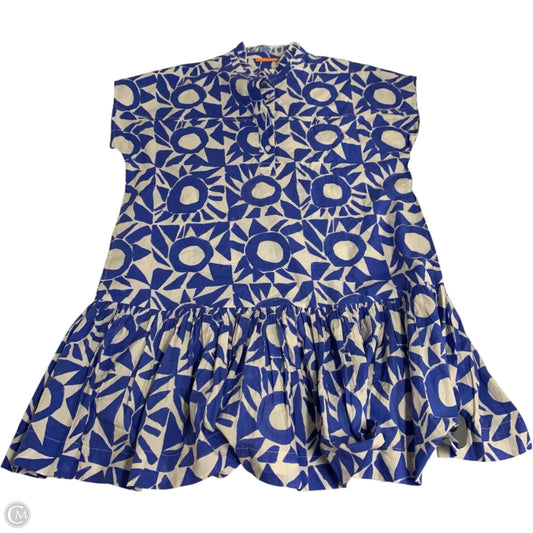 Dress Casual Short By Oliphant In Blue, Size: M
