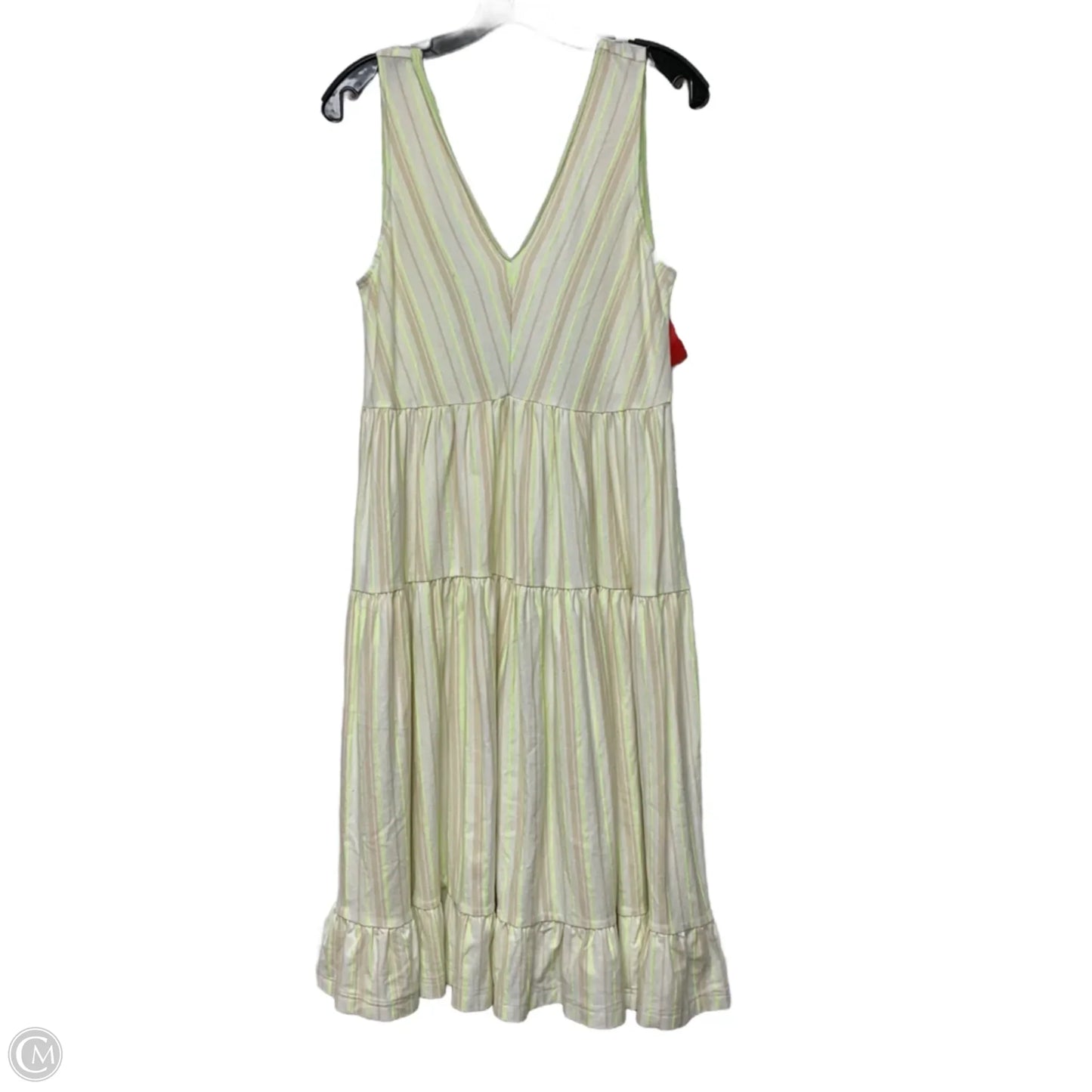 Dress Casual Short By Anthropologie In Green & Tan, Size: Xs