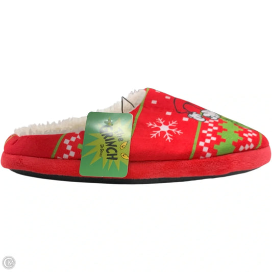 Slippers By Dr. Suess In Red, Size: 7