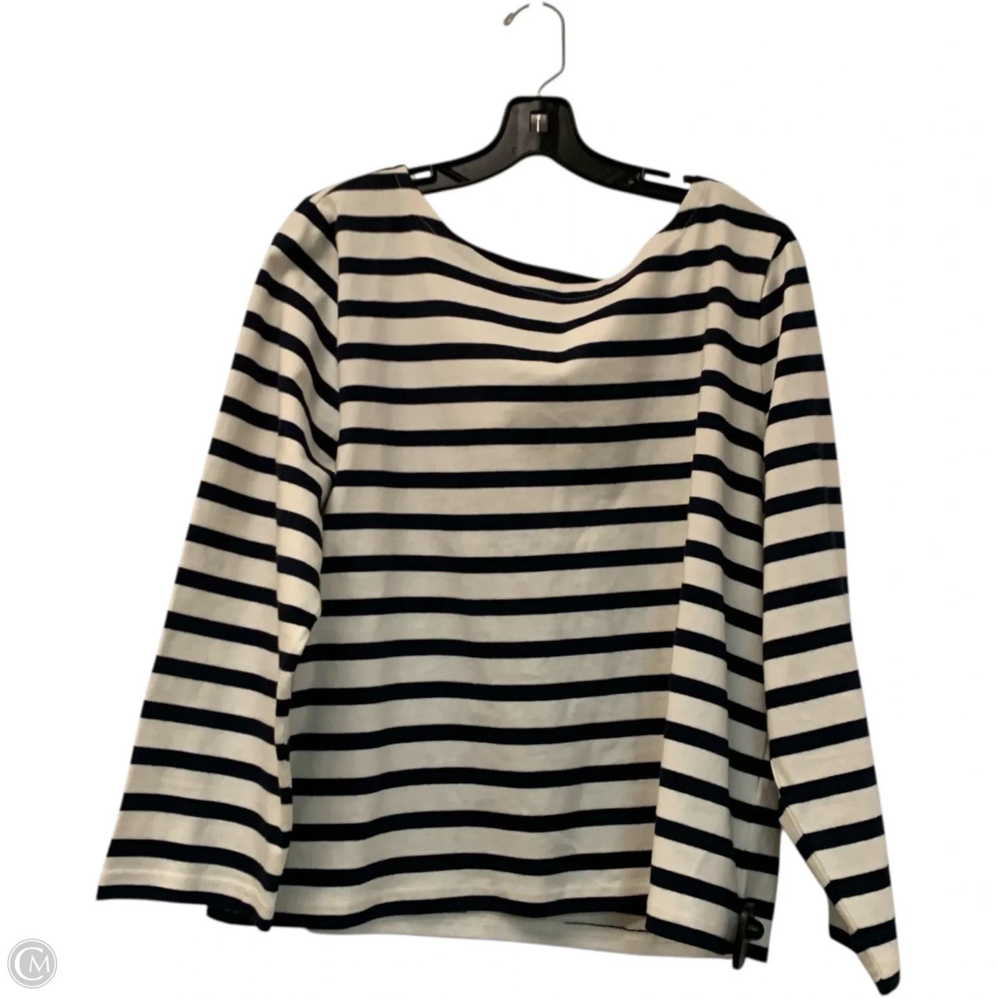 Top Long Sleeve By J. Crew In Striped Pattern, Size: Xl