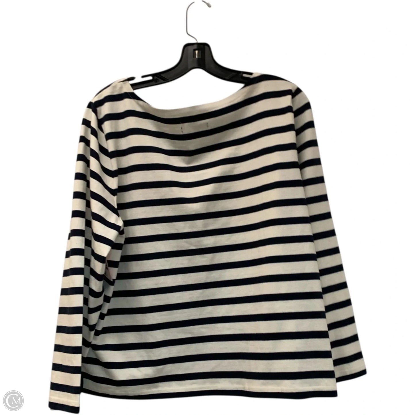 Top Long Sleeve By J. Crew In Striped Pattern, Size: Xl