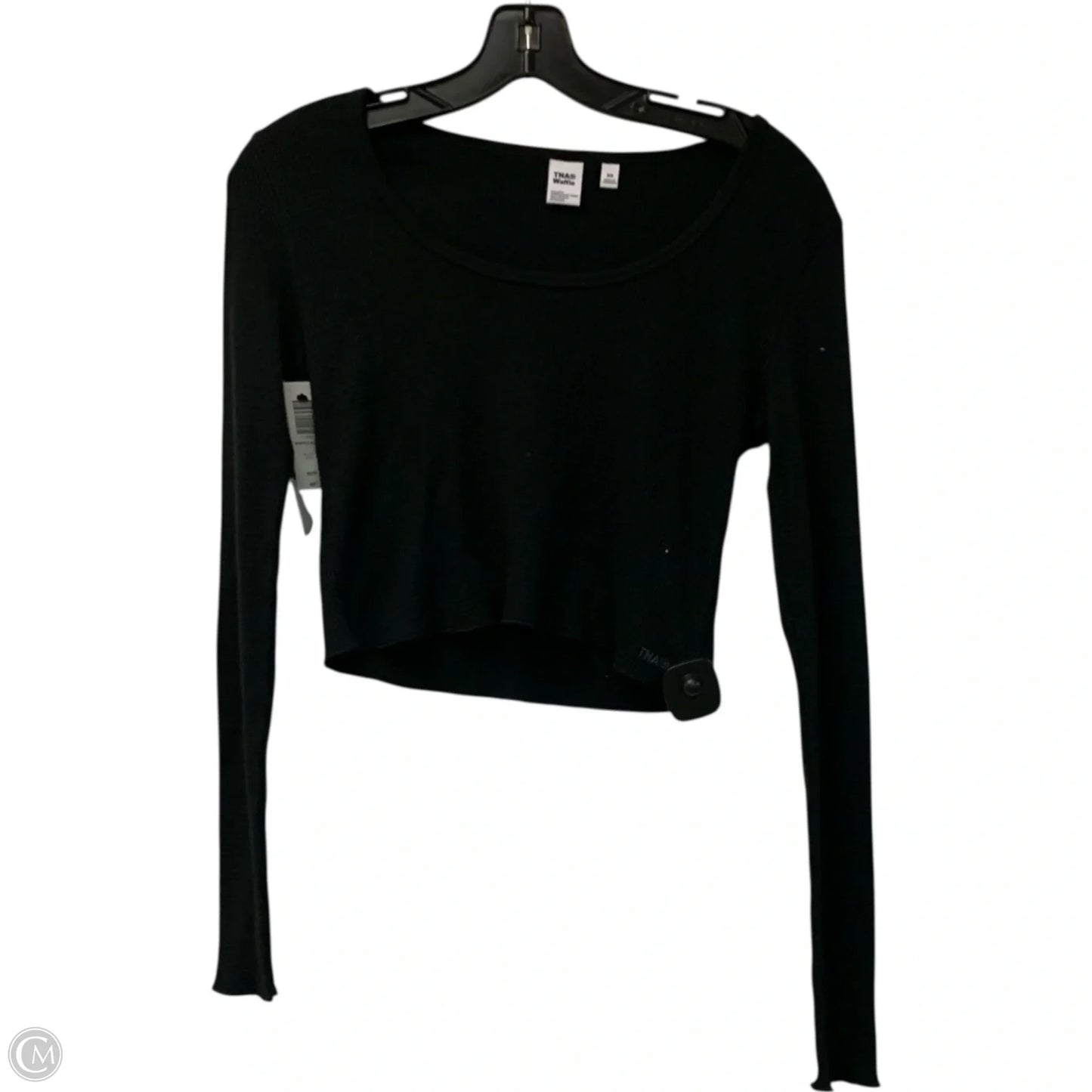 Top Long Sleeve By Tna In Black, Size: Xs