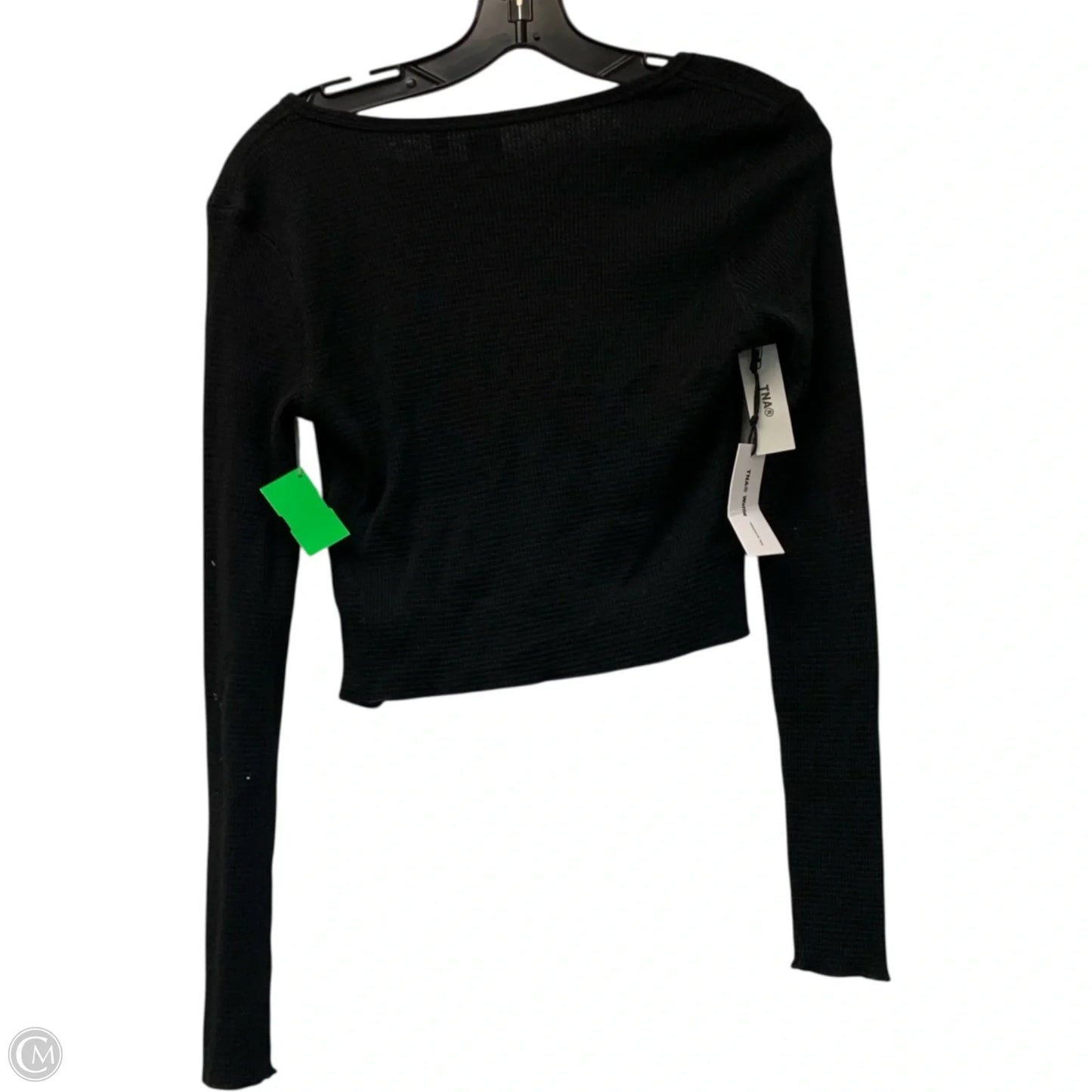 Top Long Sleeve By Tna In Black, Size: Xs