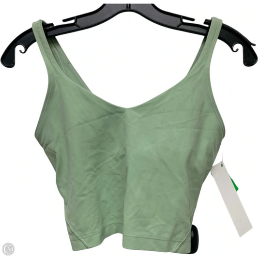 Athletic Tank Top By Lululemon In Green, Size: S
