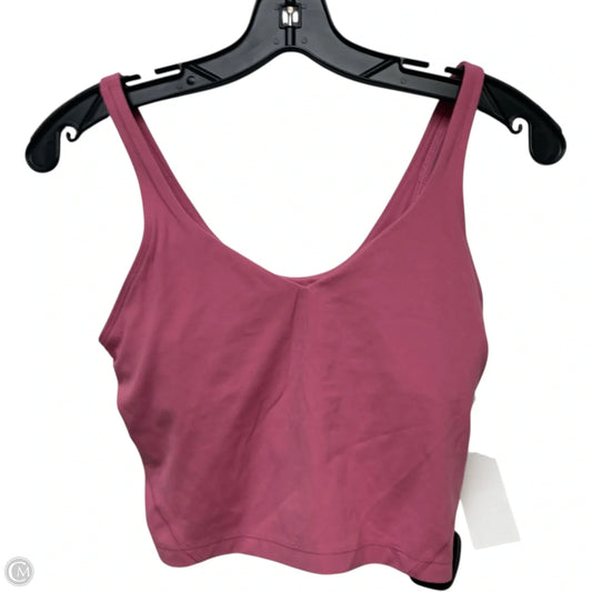 Athletic Tank Top By Lululemon In Pink, Size: S