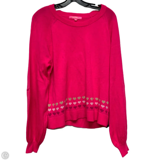 Sweater Designer By Lilly Pulitzer In Pink, Size: L