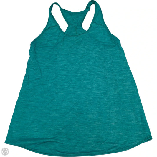 Athletic Tank Top By Lululemon In Aqua, Size: S