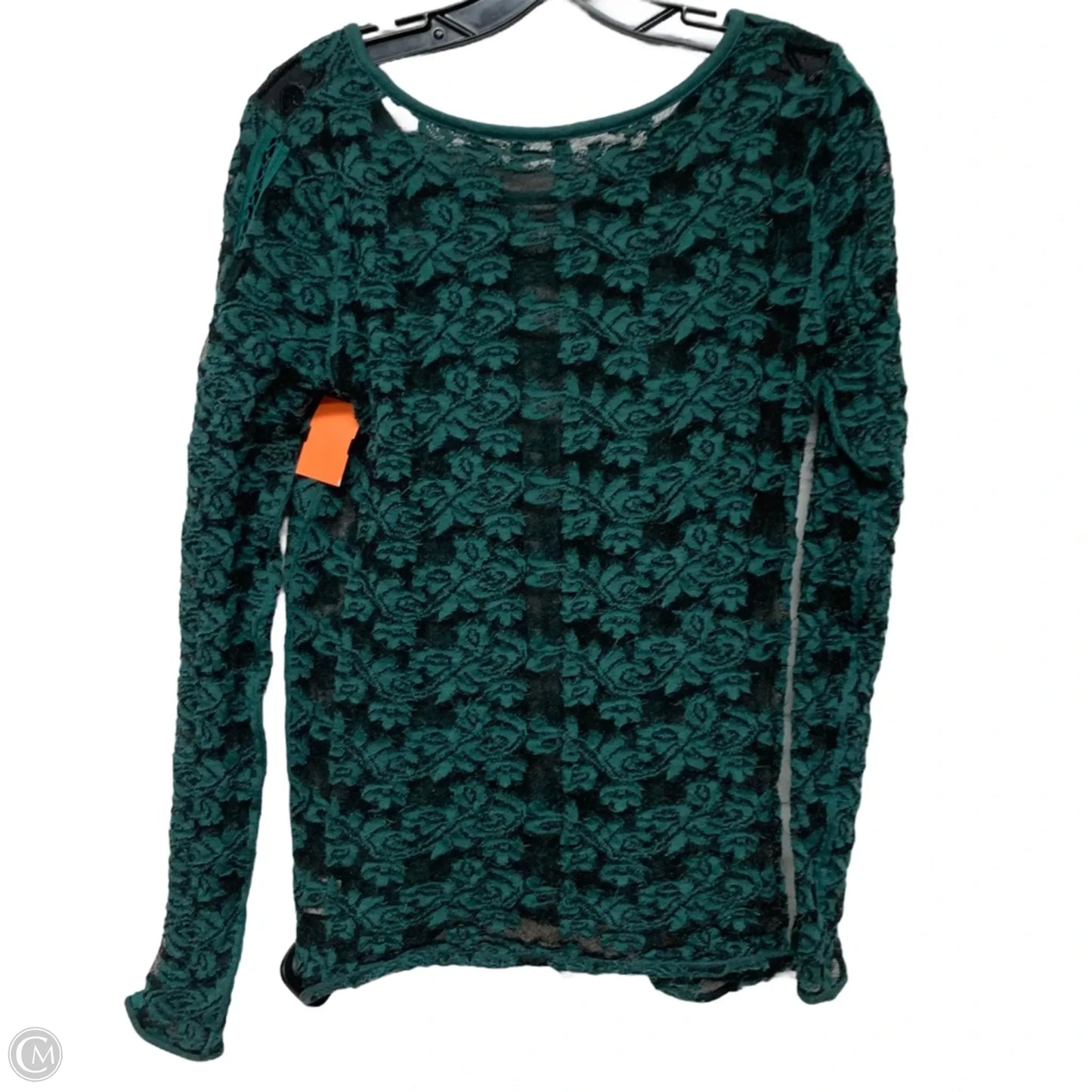 Top Long Sleeve By Free People In Green, Size: M