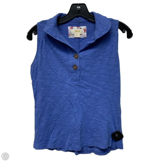 Top Sleeveless By Maeve In Blue, Size: Xs