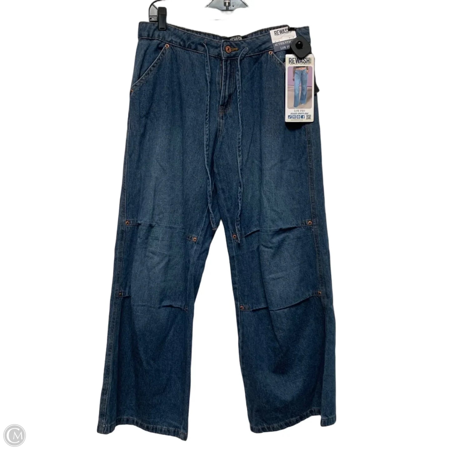 Jeans Wide Leg By Rewash In Blue Denim, Size: 8