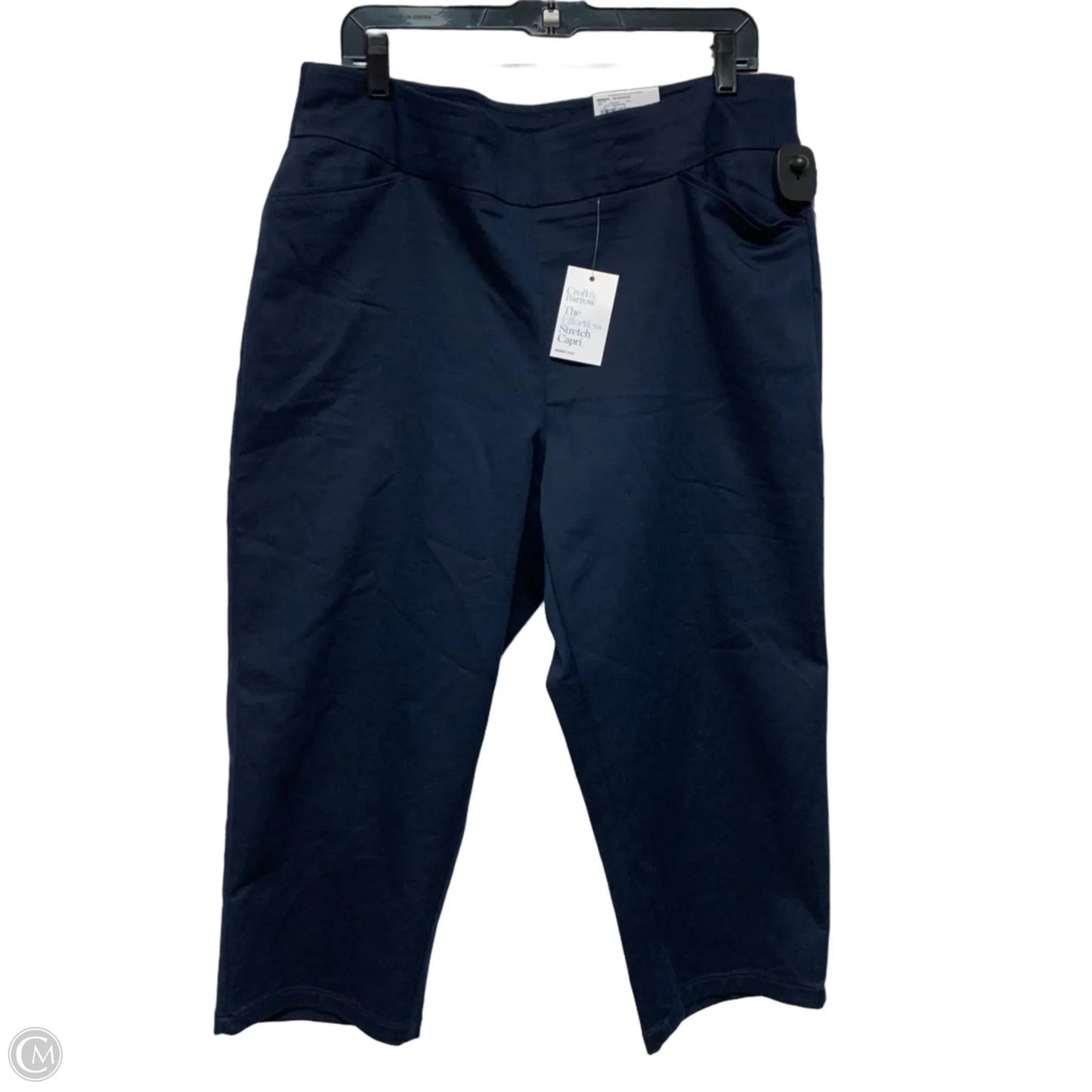 Pants Chinos & Khakis By Croft And Barrow In Navy, Size: 16