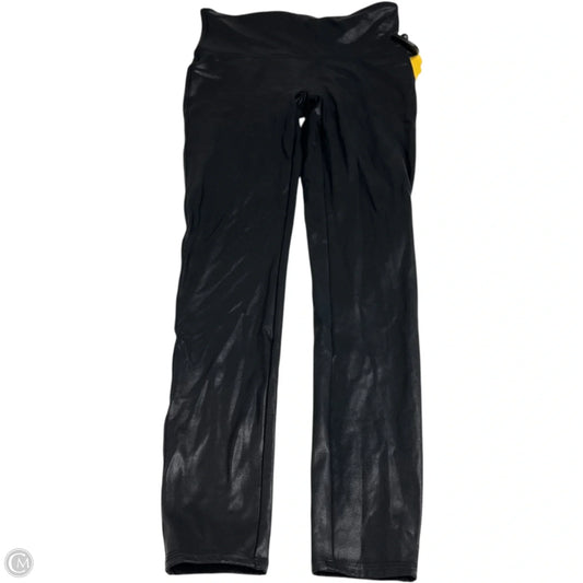 Athletic Leggings By Spanx In Black, Size: M