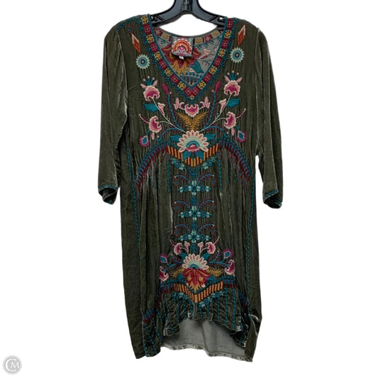 Dress Designer By Johnny Was In Multi-colored, Size: S