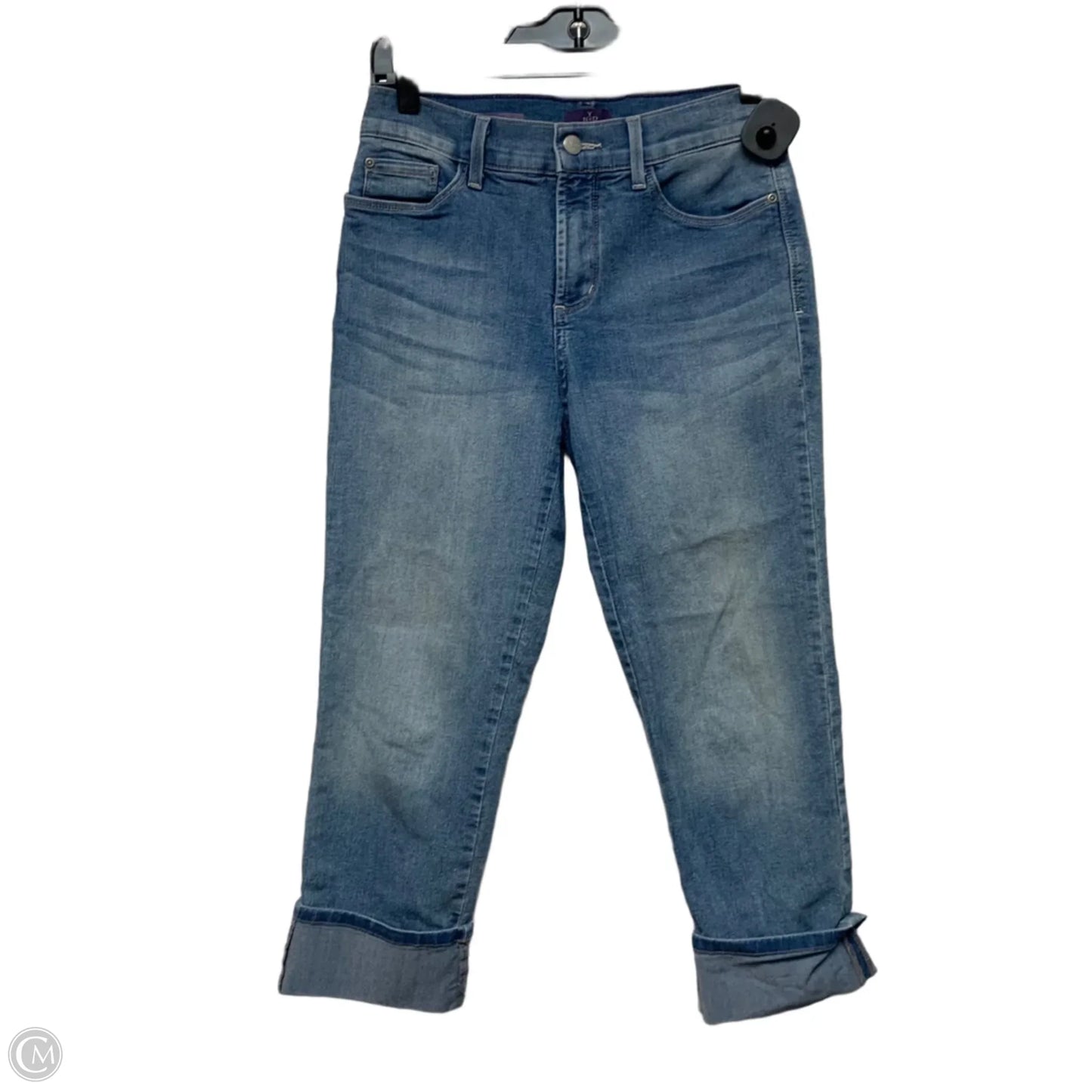 Jeans Cropped By Not Your Daughters Jeans In Blue Denim, Size: 2