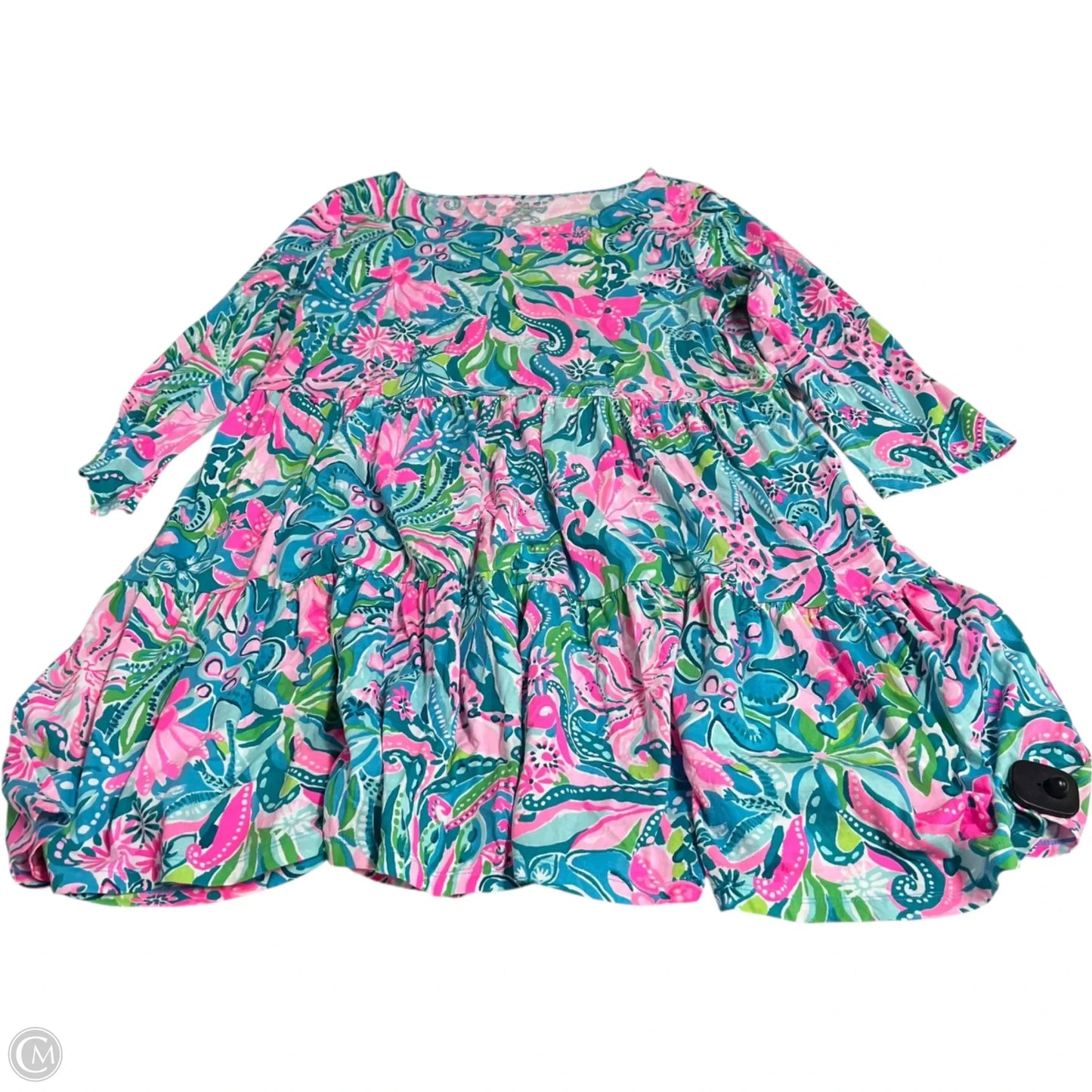 Dress Designer By Lilly Pulitzer In Blue & Pink, Size: Xxl
