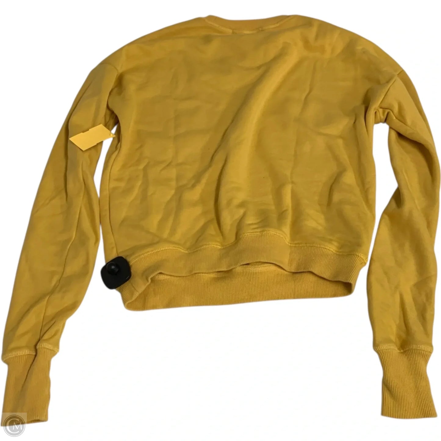 Sweatshirt Crewneck By Clothes Mentor In Yellow, Size: S