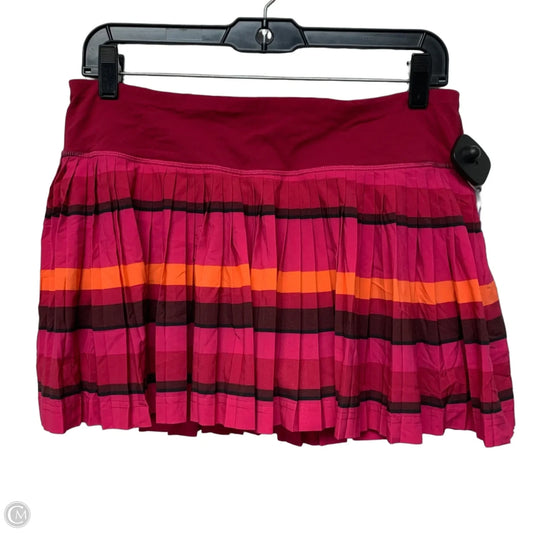 Athletic Skort By Lululemon In Pink, Size: M