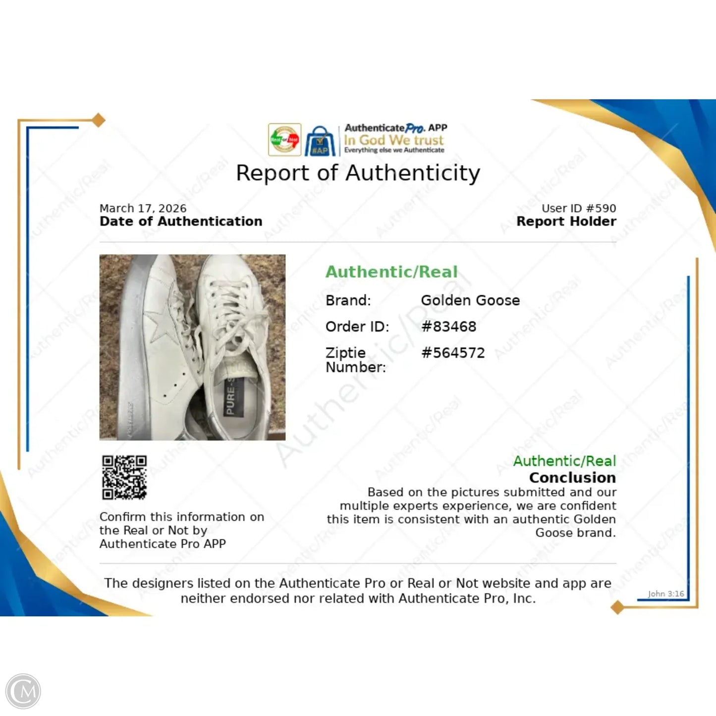 Shoes Luxury Designer By Golden Goose In Silver & White, Size: 9