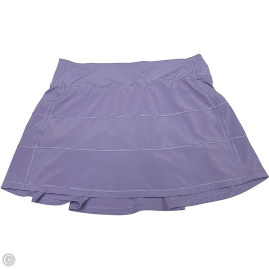 Athletic Skort By Lululemon In Purple, Size: S