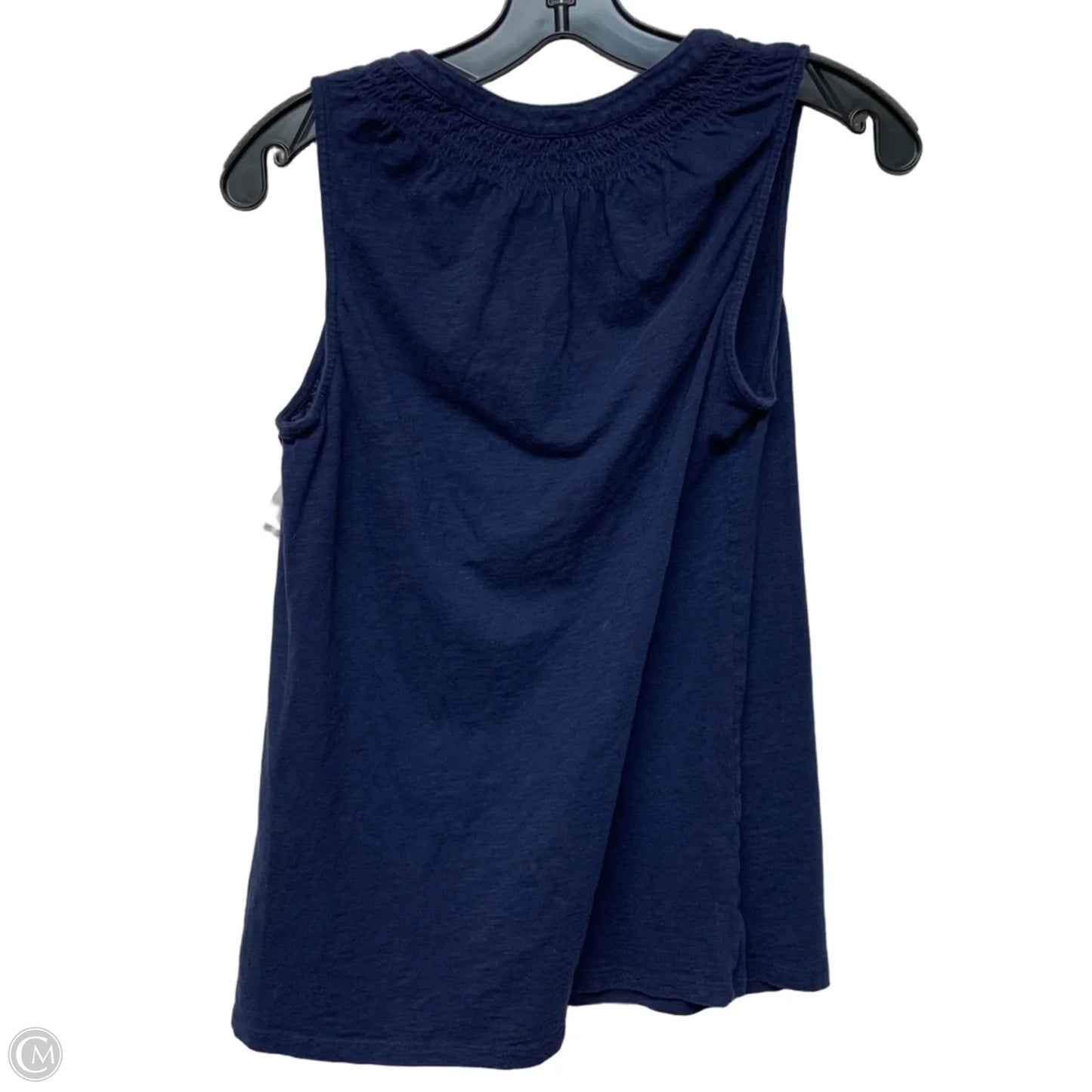 Top Sleeveless Designer By Lilly Pulitzer In Navy, Size: S