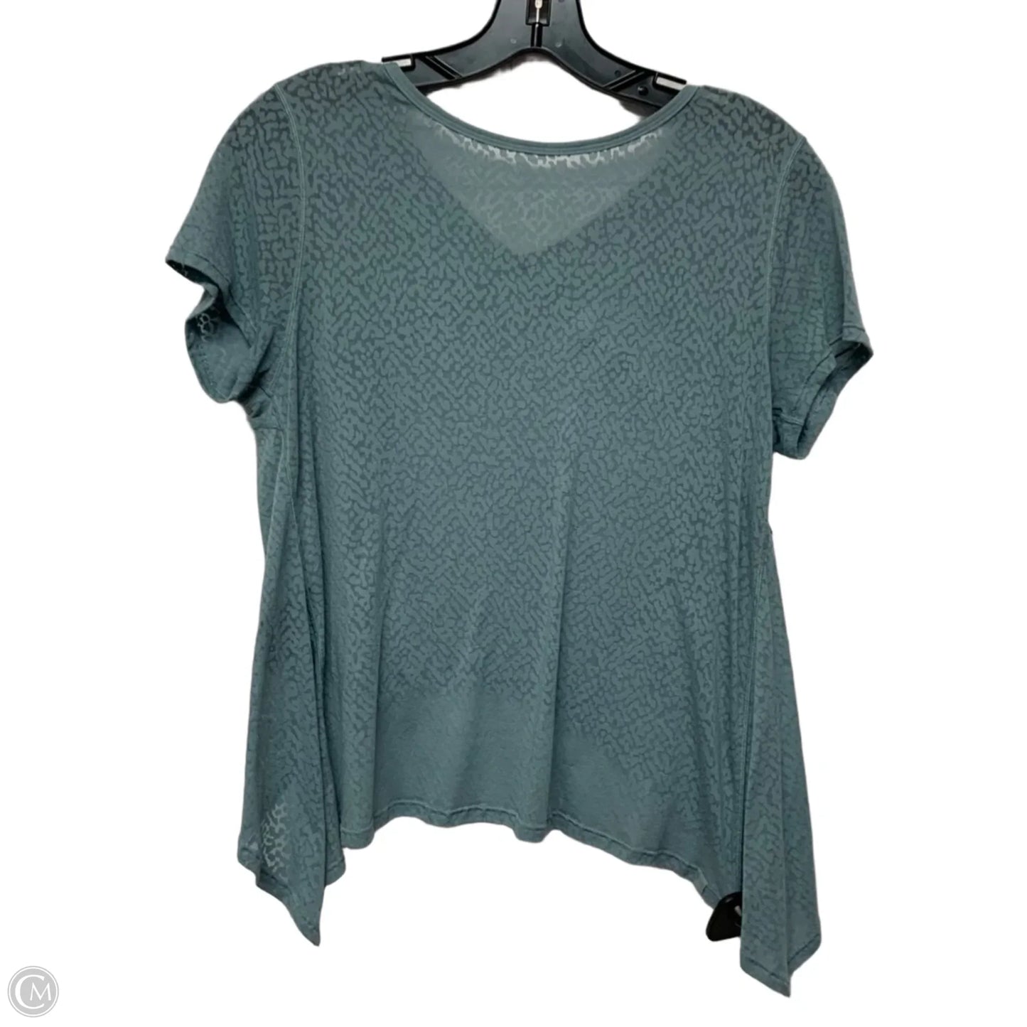 Athletic Top Short Sleeve By Lululemon In Blue, Size: S